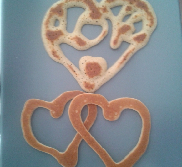 Tortitas para San Valentin