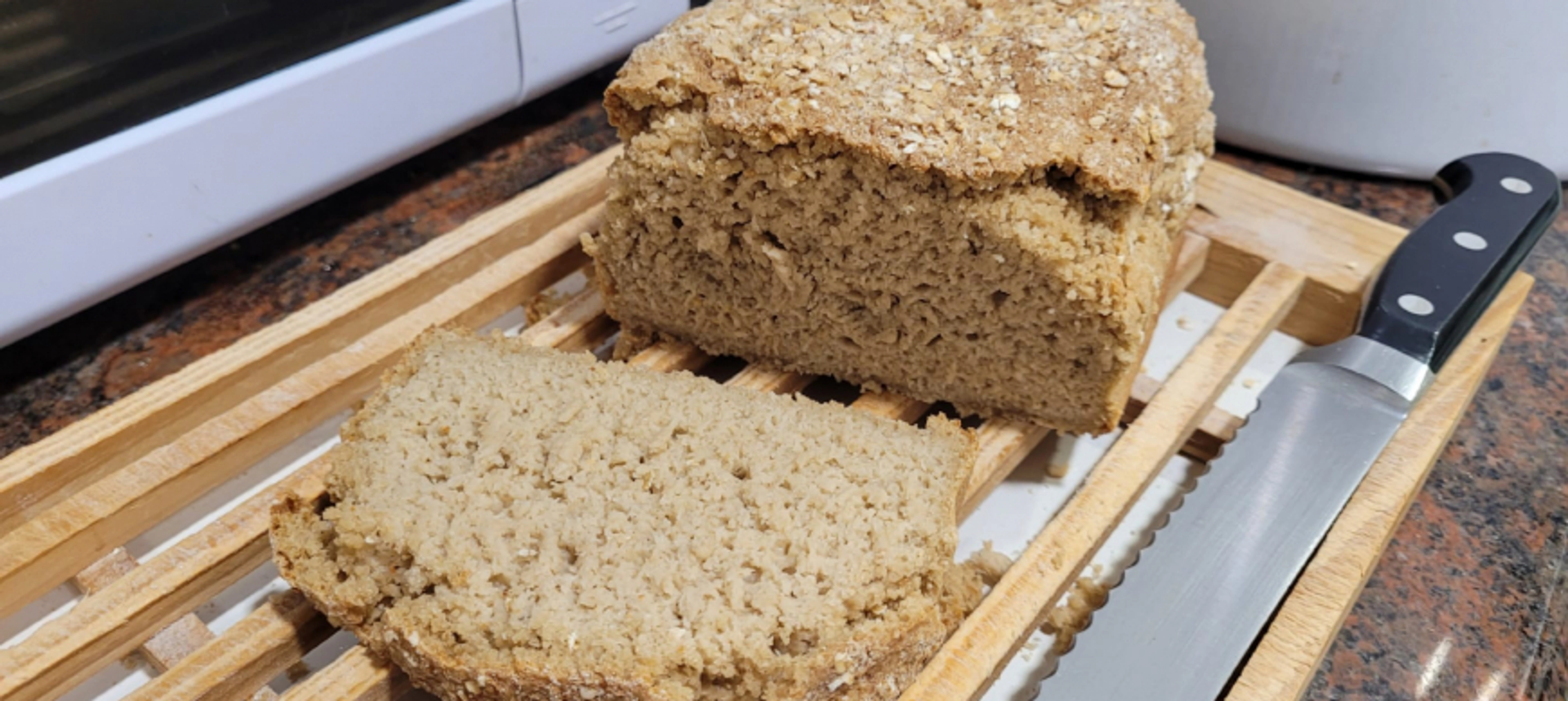 Pan 100% avena. Thermomix sin gluten.