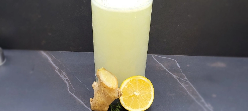 Limonada con jengibre para las defensas