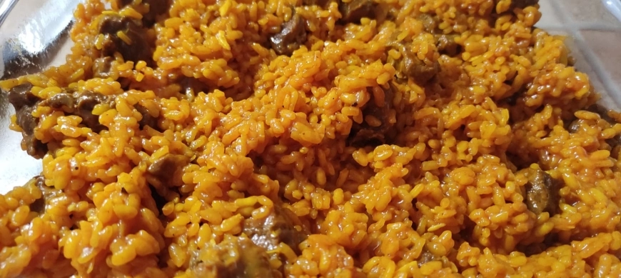 Arroz con carrilleras