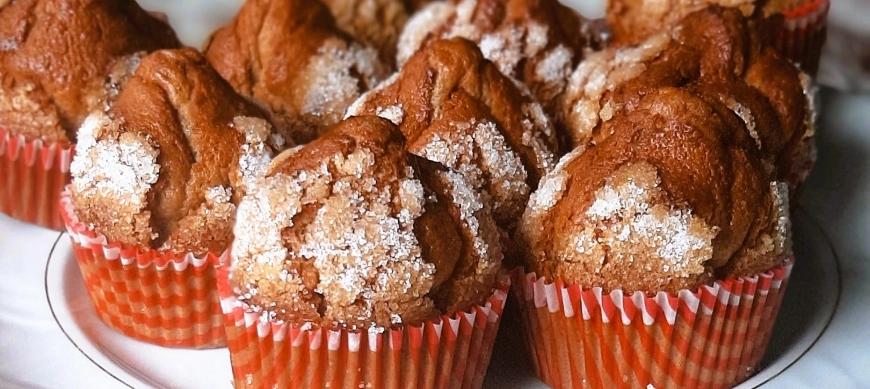 Magdalenas de fresa (Sin proteína de la leche)