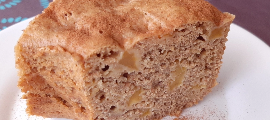 Bizcocho de manzana al vapor