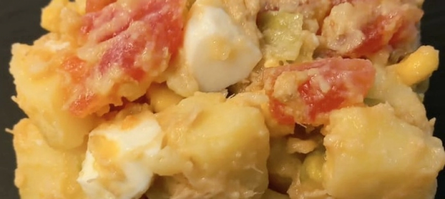 Ensalada de patata y maíz