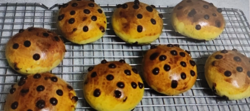 Bollitos con pepitas de chocolate (Doowaps)