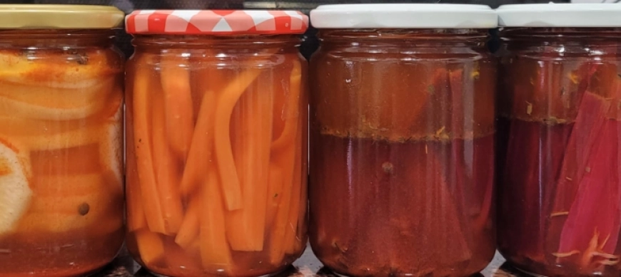 Pencas de remolacha en escabeche. Aprovechamiento con TM6.