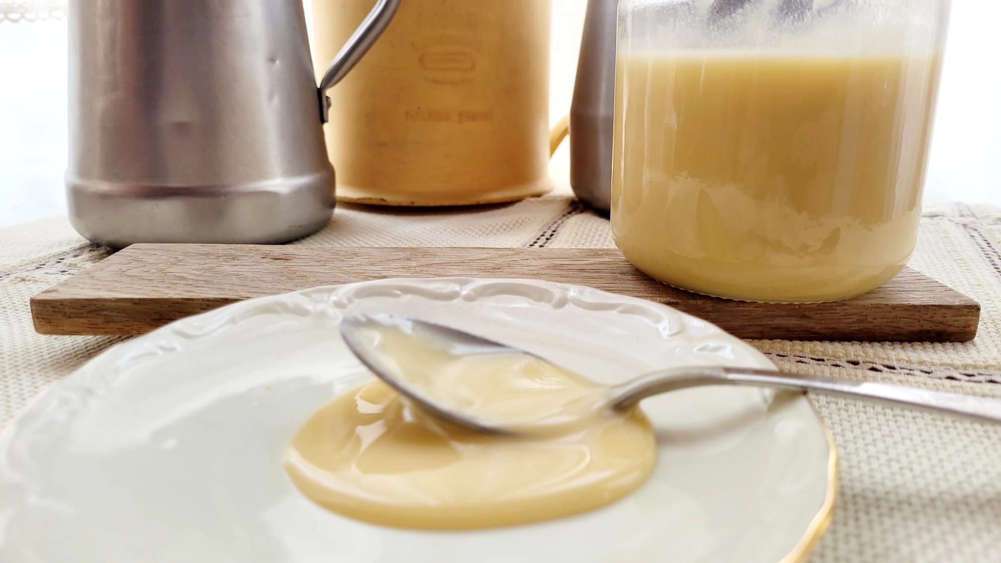 Leche condensada rápida. Ahorro con Thermomix.