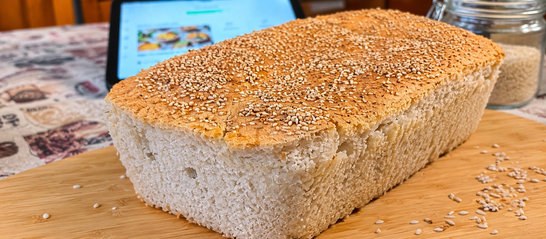PAN DE ARROZ Y SÉSAMO