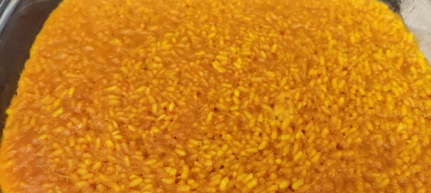 Arroz a banda con Bacalao