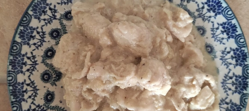 Pechugas a la miel y champiñones