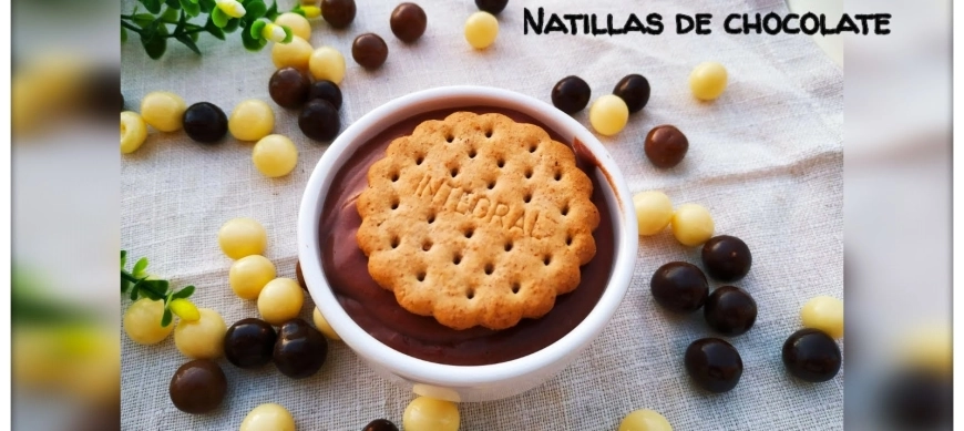Natillas cremosas de chocolate