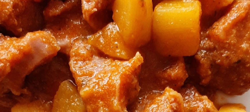 Pavo guisado con patatas