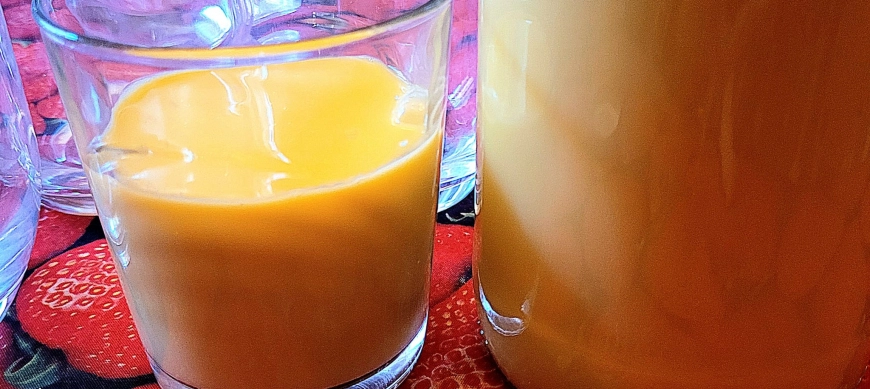 Leche de calabaza. Ahorro Thermomix.