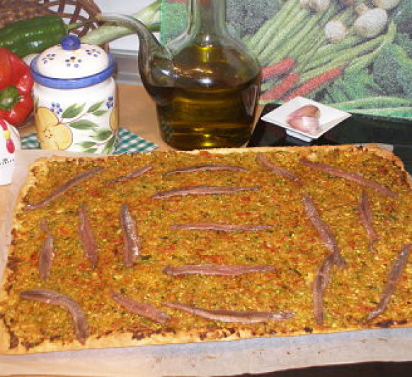 COCA DE VERDURAS