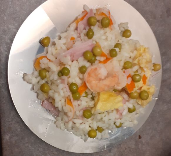 Arroz tres delicias