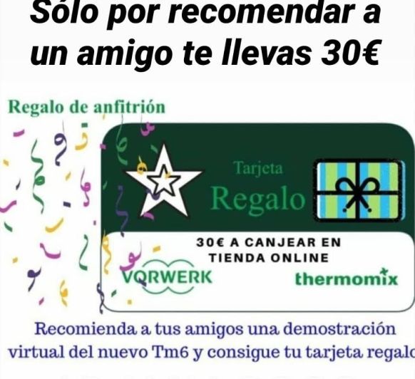 Thermomix® te regala 30€  para la tienda on-line