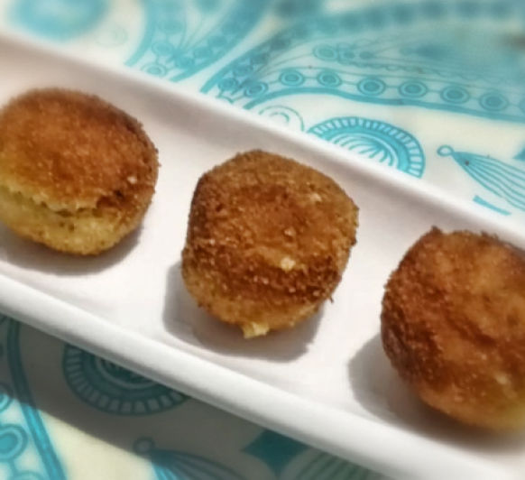 Croquetas de arroz con parmesano y jamón (con o sin gluten)